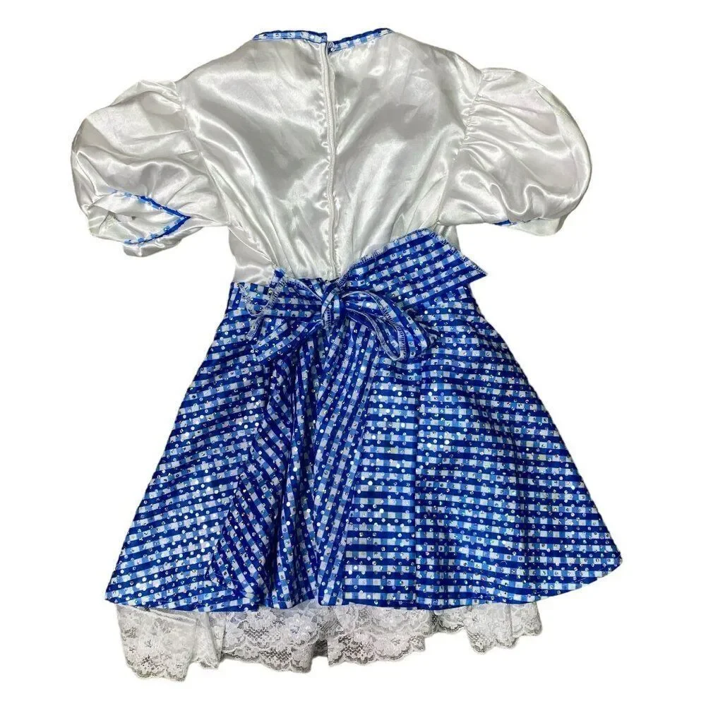 The Wizard Of Oz Dorothy Girls Costume Child Small Dress RUBIES Sequined - Picture 2 of 7